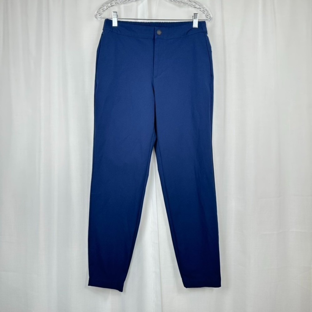 Banana Republic Mens Motion Tech Hybrid Jogger Pants 30x28.5 Short Blue Tapered